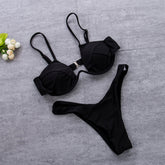 Sexy Women's Push-up Padded Bra Bikini Set